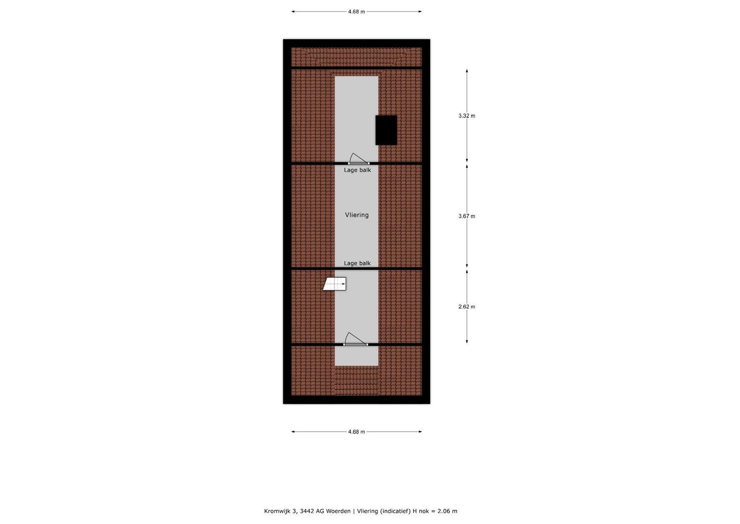 Kromwijk 3, Woerden plattegrond-5