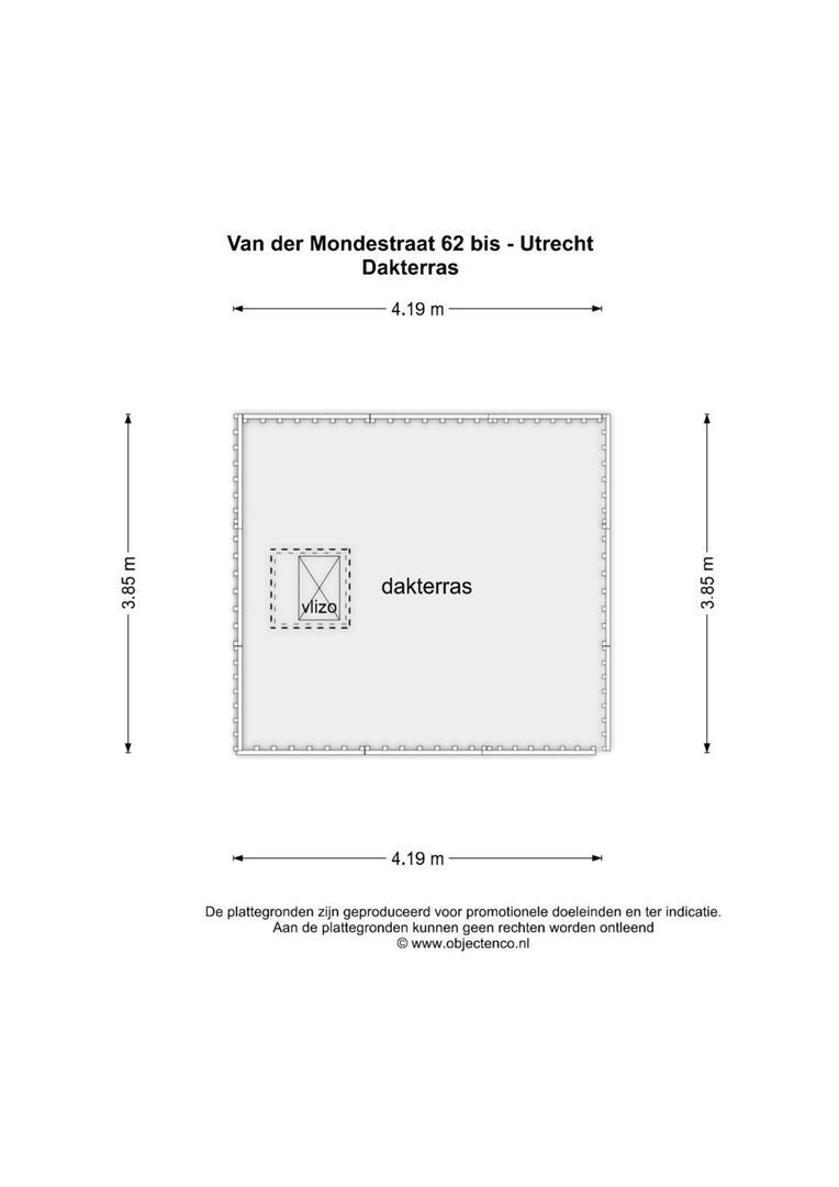 Van der Mondestraat 62 BS, Utrecht plattegrond-5