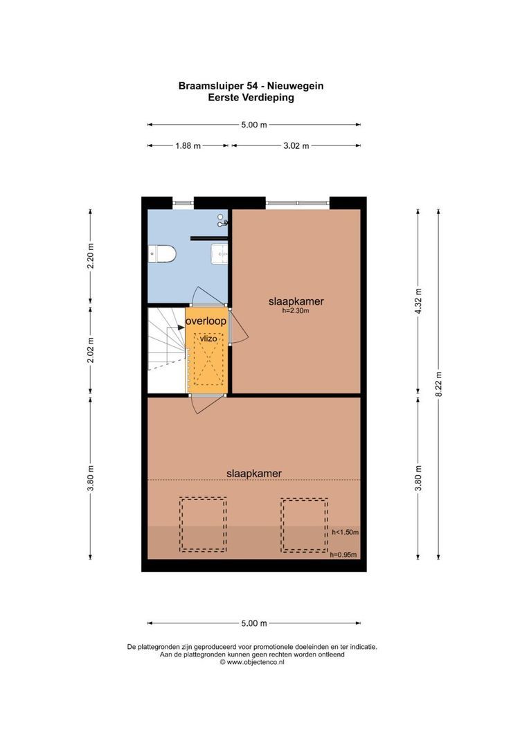 Braamsluiper 54, Nieuwegein plattegrond-3