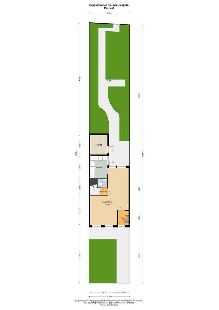 Braamsluiper 54, Nieuwegein plattegrond-0