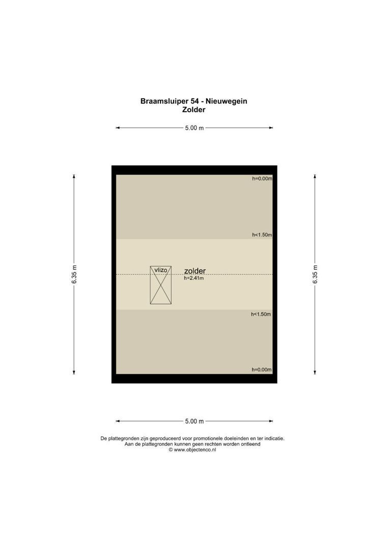 Braamsluiper 54, Nieuwegein plattegrond-5