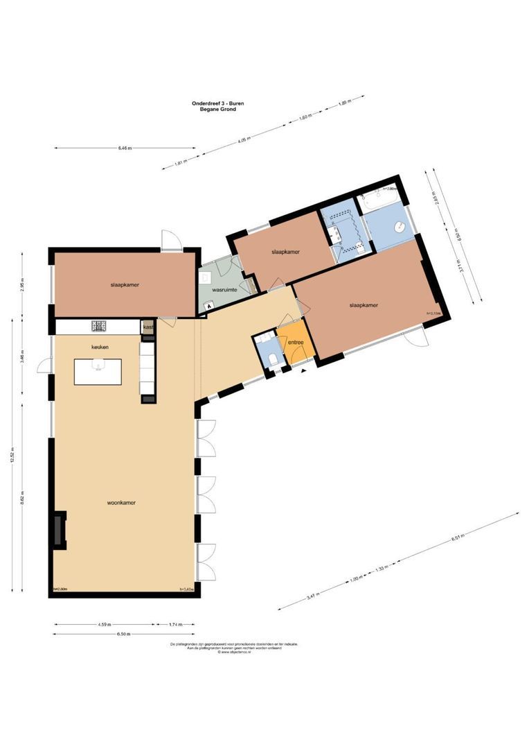 Onderdreef 3, Buren plattegrond-0