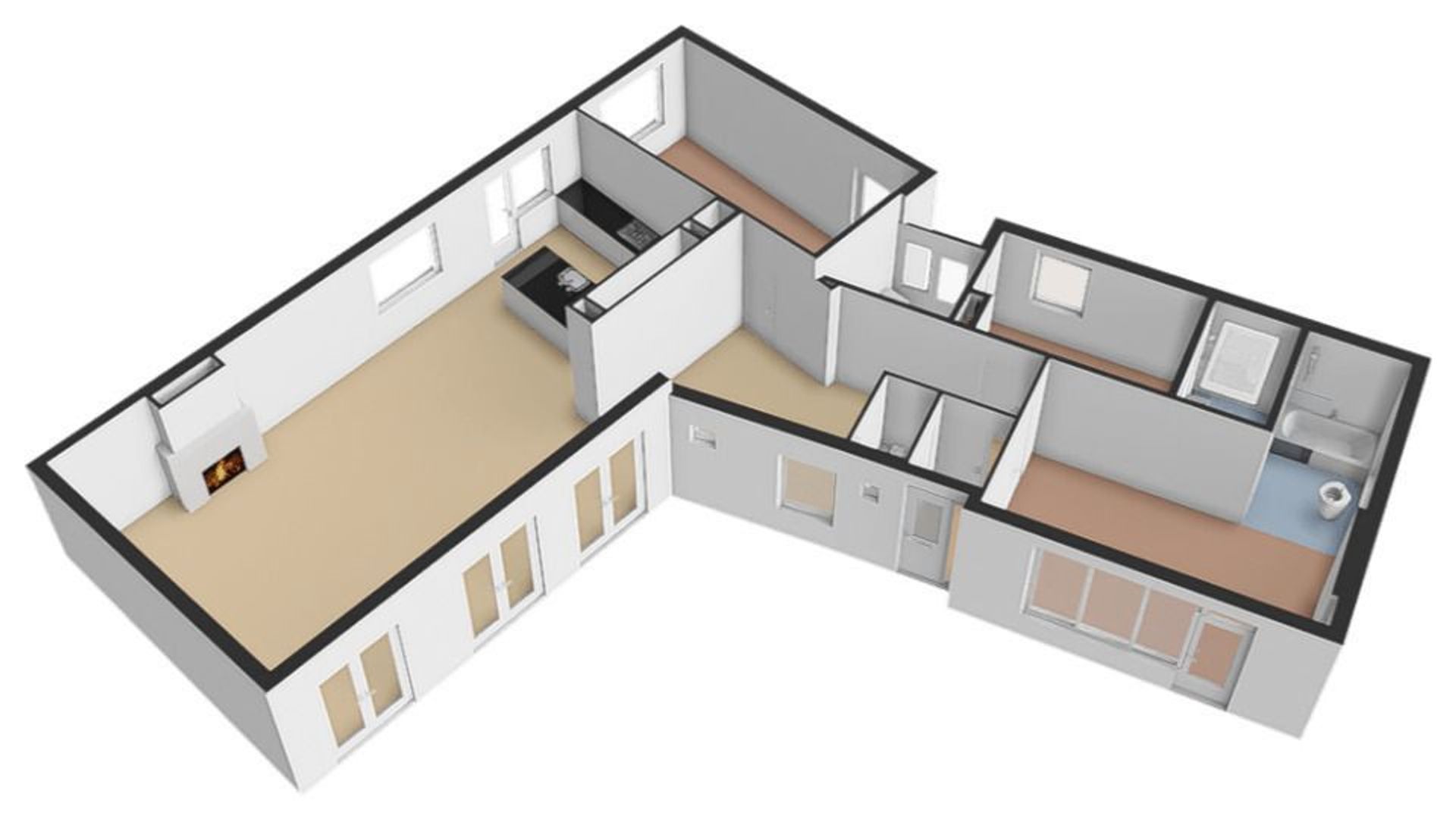 Onderdreef 3, Buren plattegrond-1