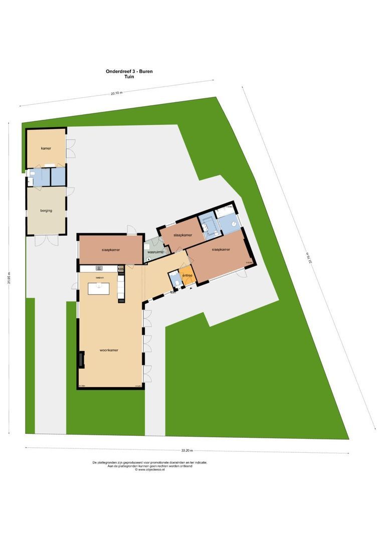 Onderdreef 3, Buren plattegrond-4