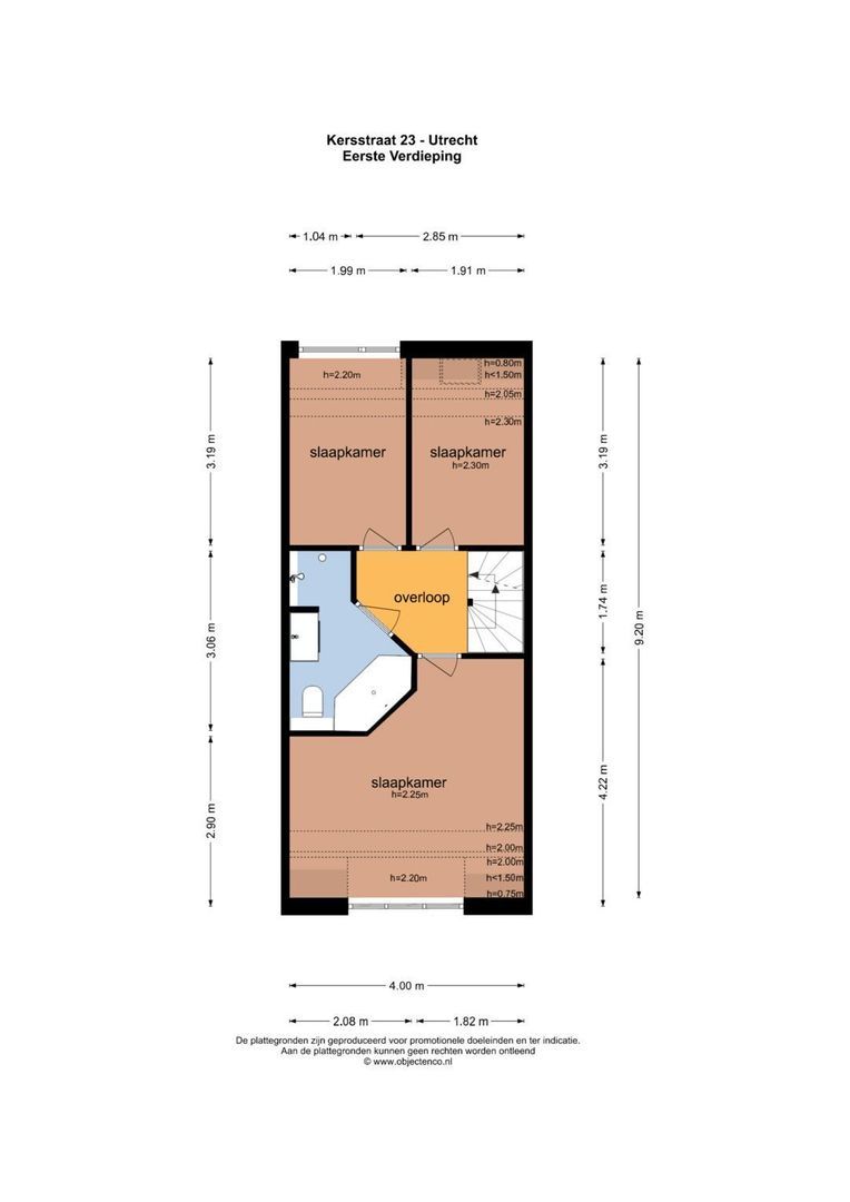 Kersstraat 23, Utrecht plattegrond-3