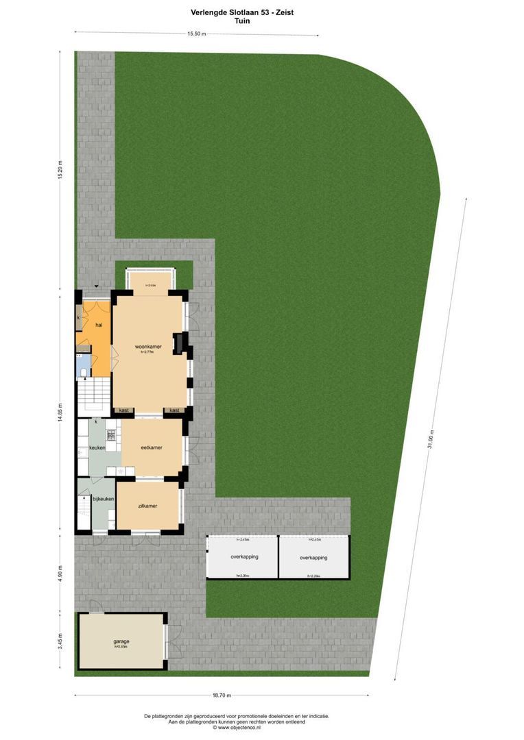 Verlengde Slotlaan 53, Zeist plattegrond-9