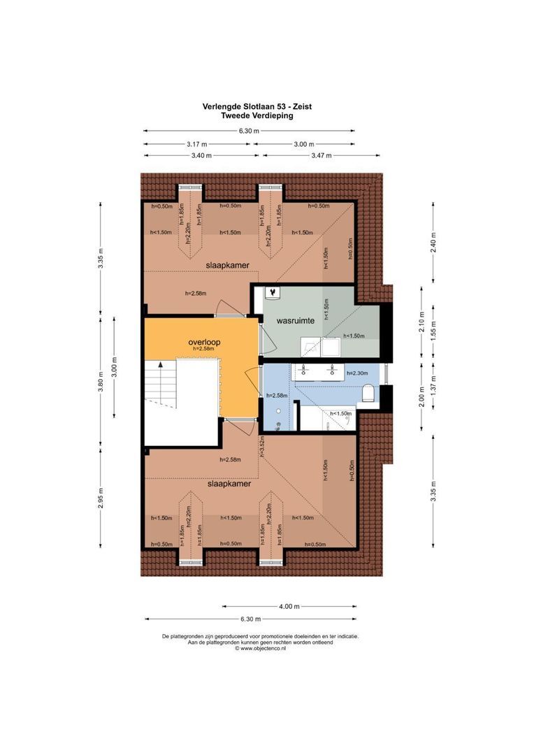 Verlengde Slotlaan 53, Zeist plattegrond-4