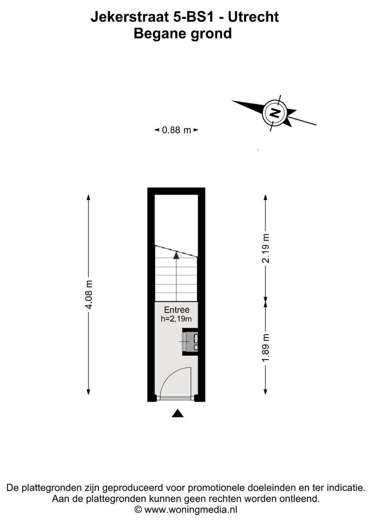 Jekerstraat 5 BS, Utrecht plattegrond-5