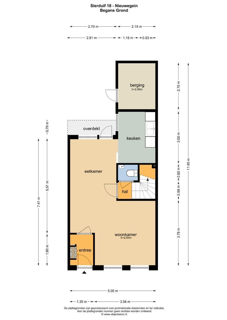 Sierduif 18, Nieuwegein plattegrond-1