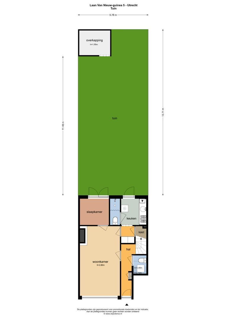 Laan van Nieuw-Guinea 5, Utrecht plattegrond-0