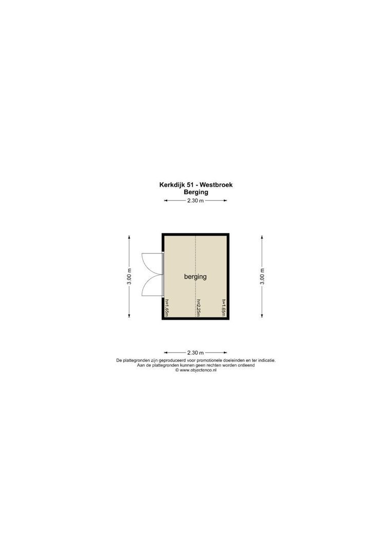 Kerkdijk 51, Westbroek plattegrond-10