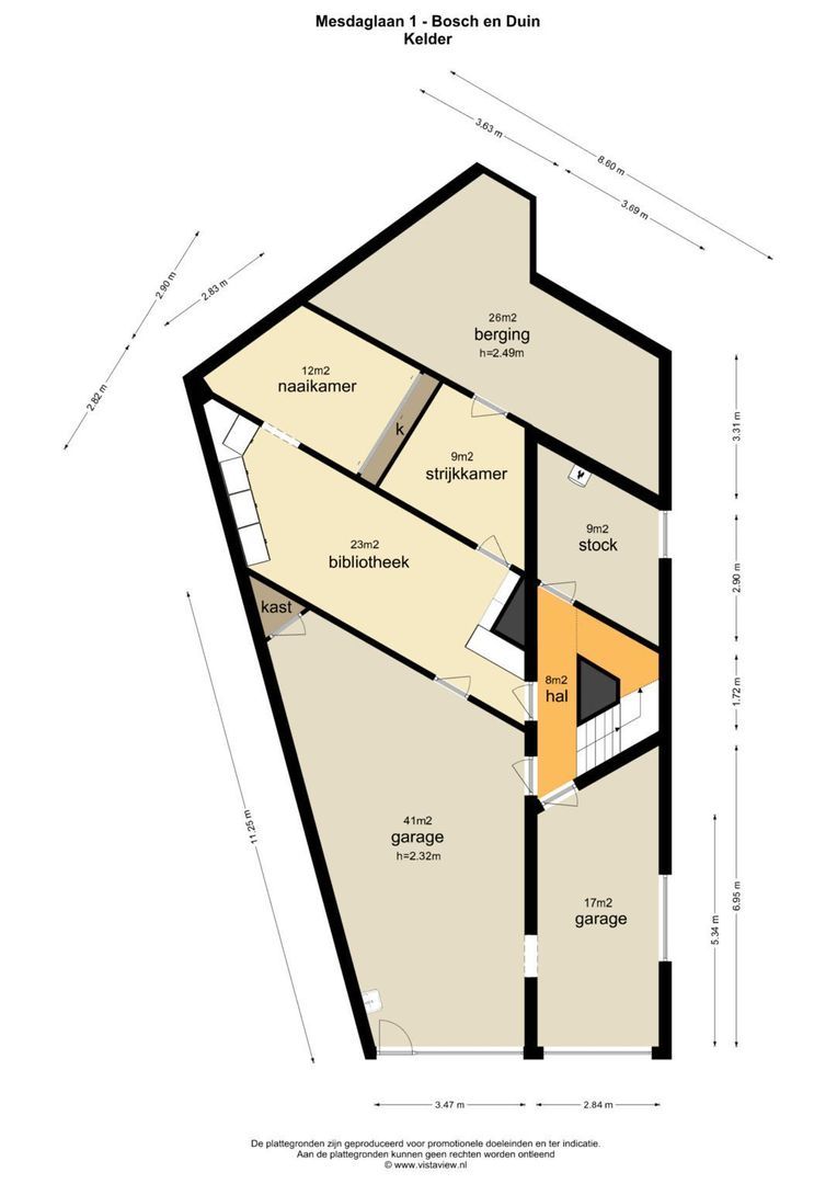 Mesdaglaan 1, Bosch En Duin plattegrond-7