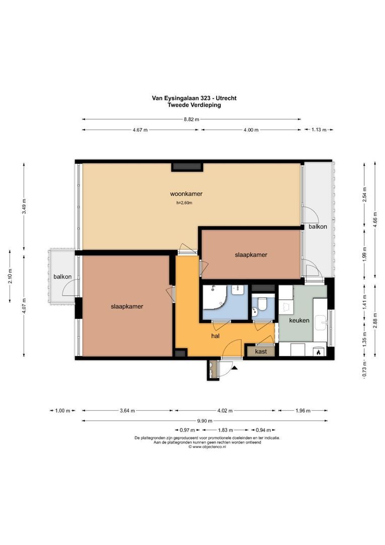 Van Eysingalaan 323, Utrecht plattegrond-0