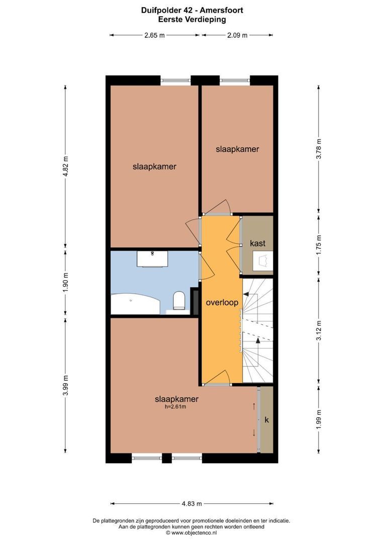 Duifpolder 75, Amersfoort plattegrond-2
