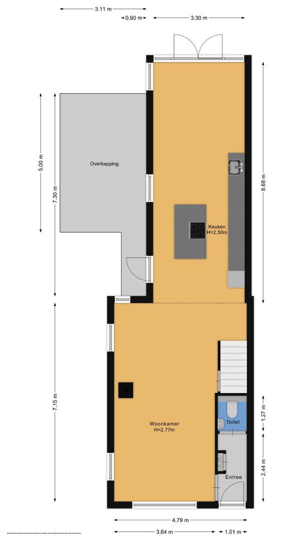 Oosterstraat 16, Driebergen-Rijsenburg plattegrond-1