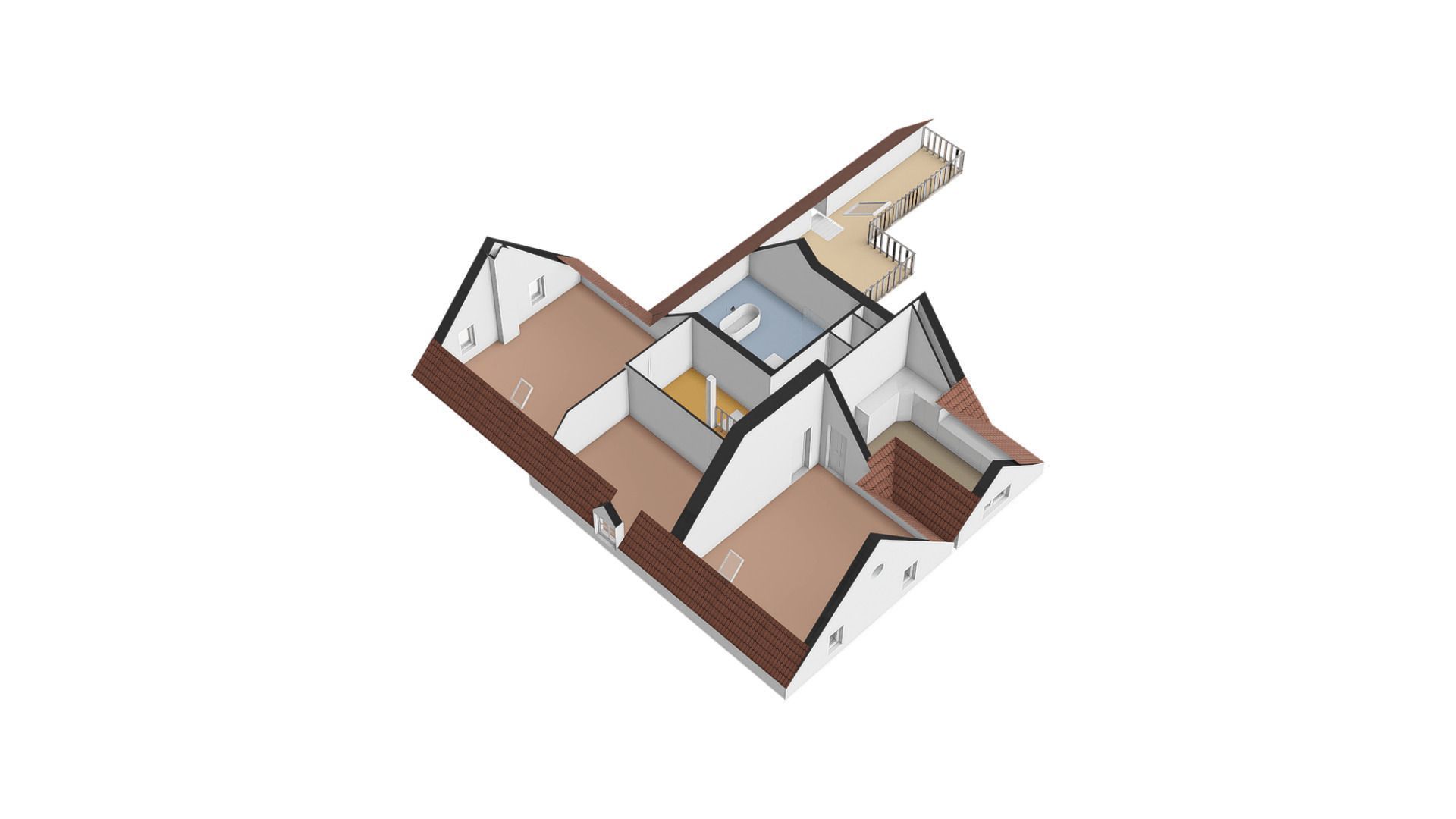 Middenstraat 28, Beesd plattegrond-3