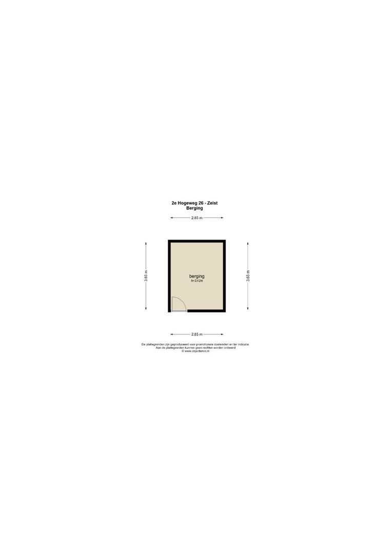 2e Hogeweg 26, Zeist plattegrond-3