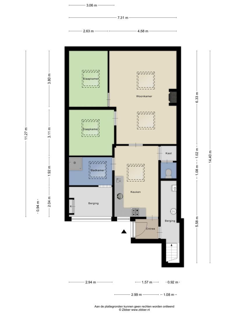 Steynlaan 26 A, Zeist plattegrond-0