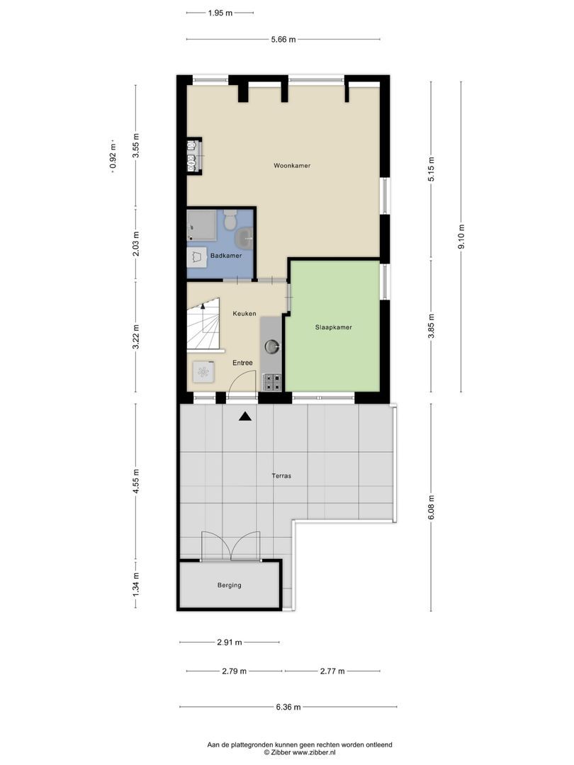 Steynlaan 26 B, Zeist plattegrond-0