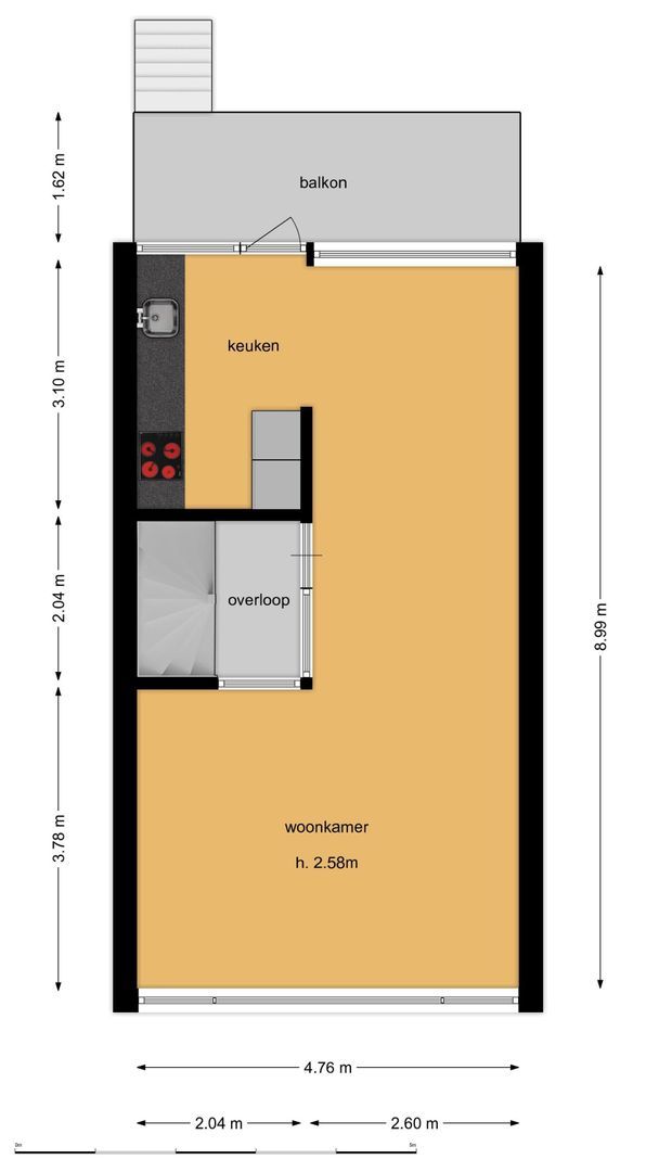 Talmalaan 23, Zeist plattegrond-1