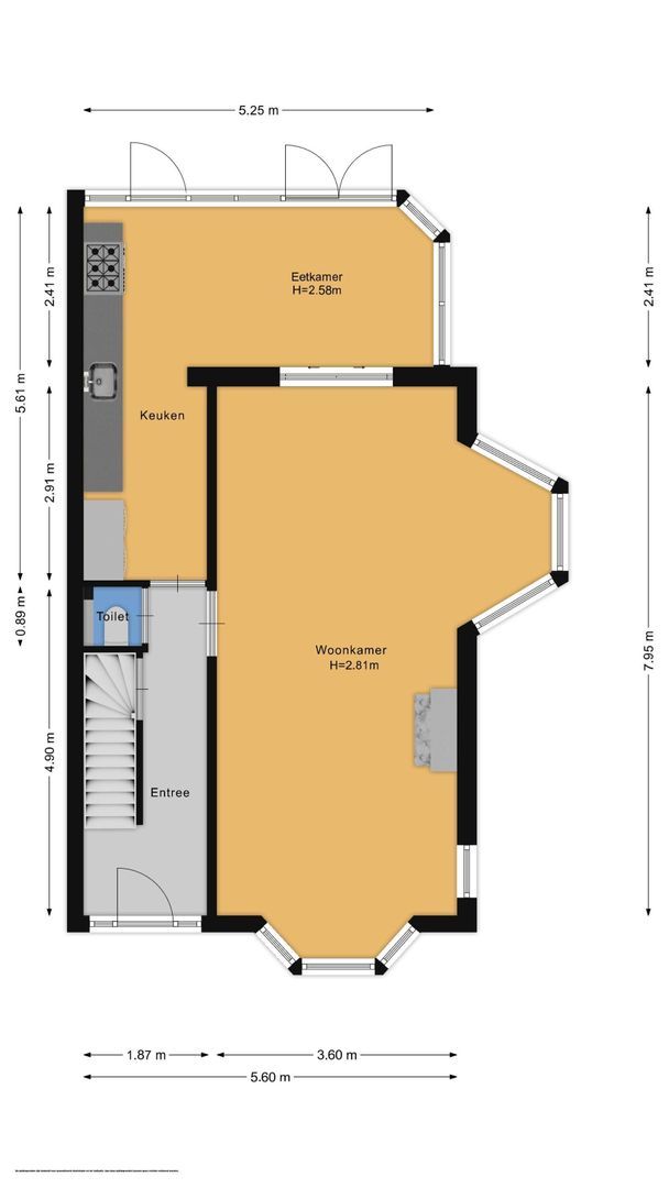 Constantijn Huygenslaan 20, Zeist plattegrond-0