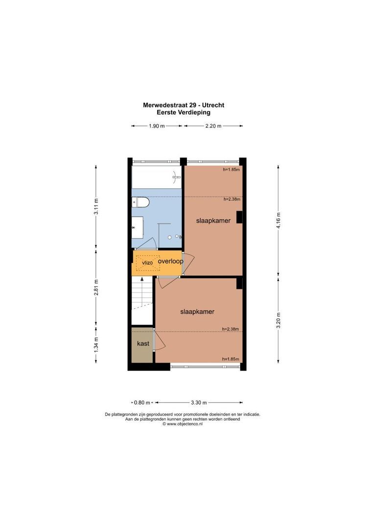 Merwedestraat 29, Utrecht plattegrond-2