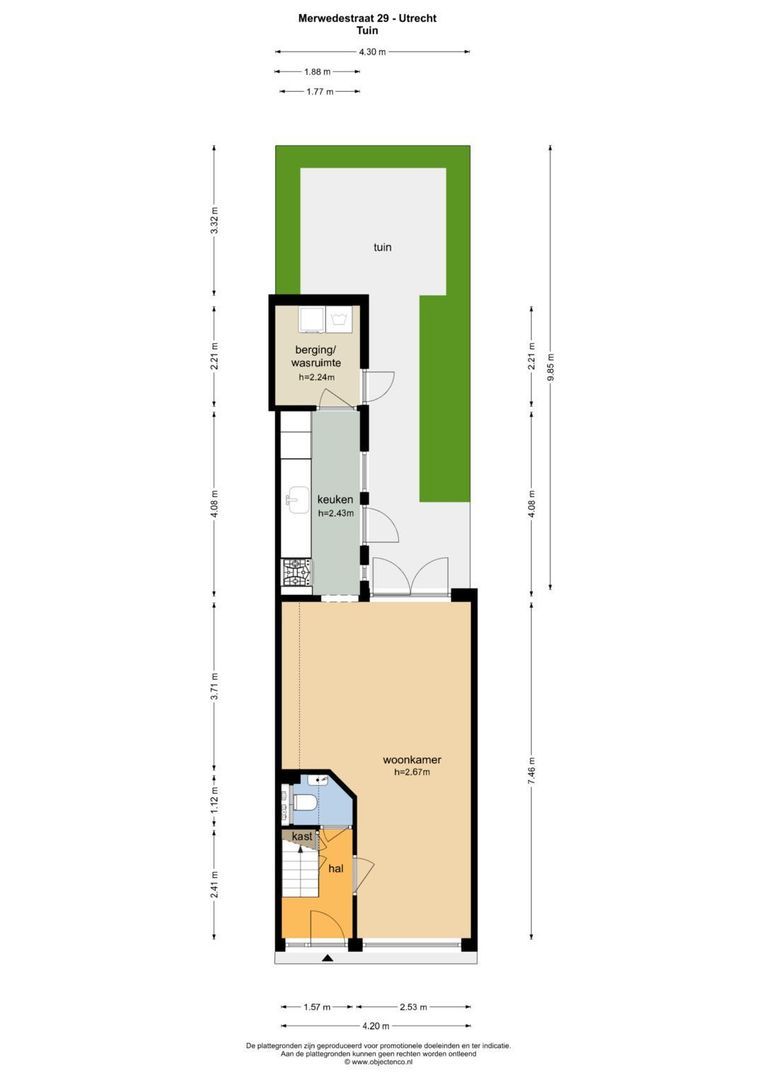 Merwedestraat 29, Utrecht plattegrond-4
