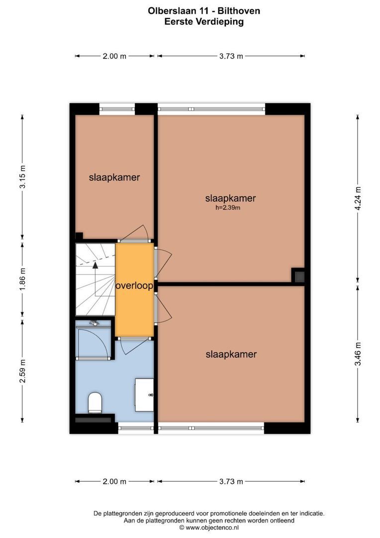 Olberslaan 11, Bilthoven plattegrond-3