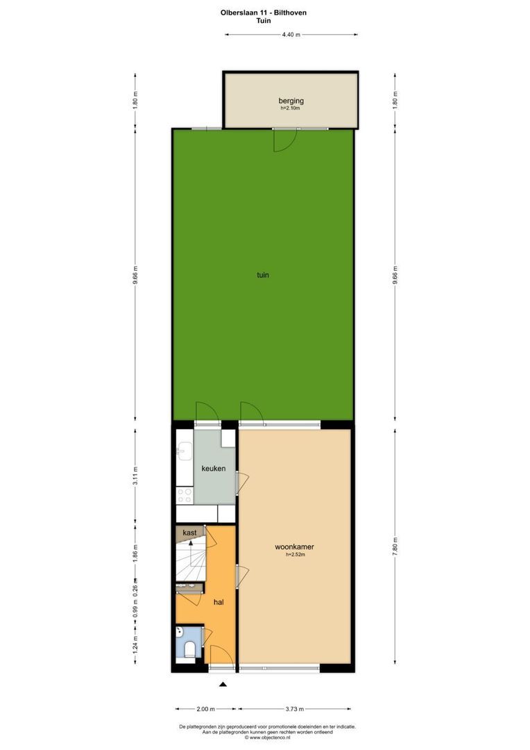 Olberslaan 11, Bilthoven plattegrond-0