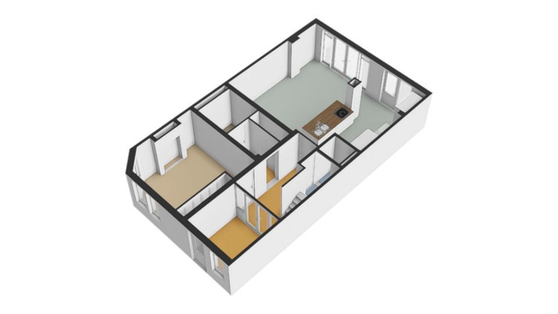 Ramstraat 8, Utrecht plattegrond-1