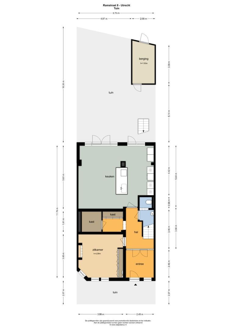 Ramstraat 8, Utrecht plattegrond-8