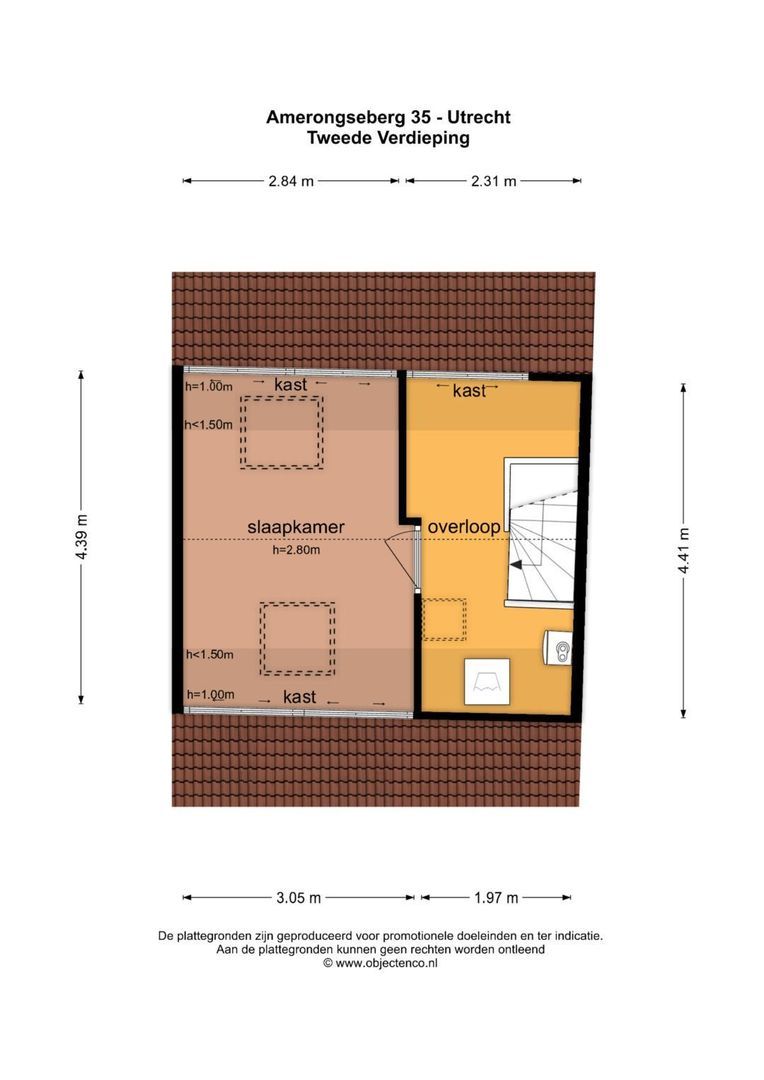Amerongseberg 35, Utrecht plattegrond-4
