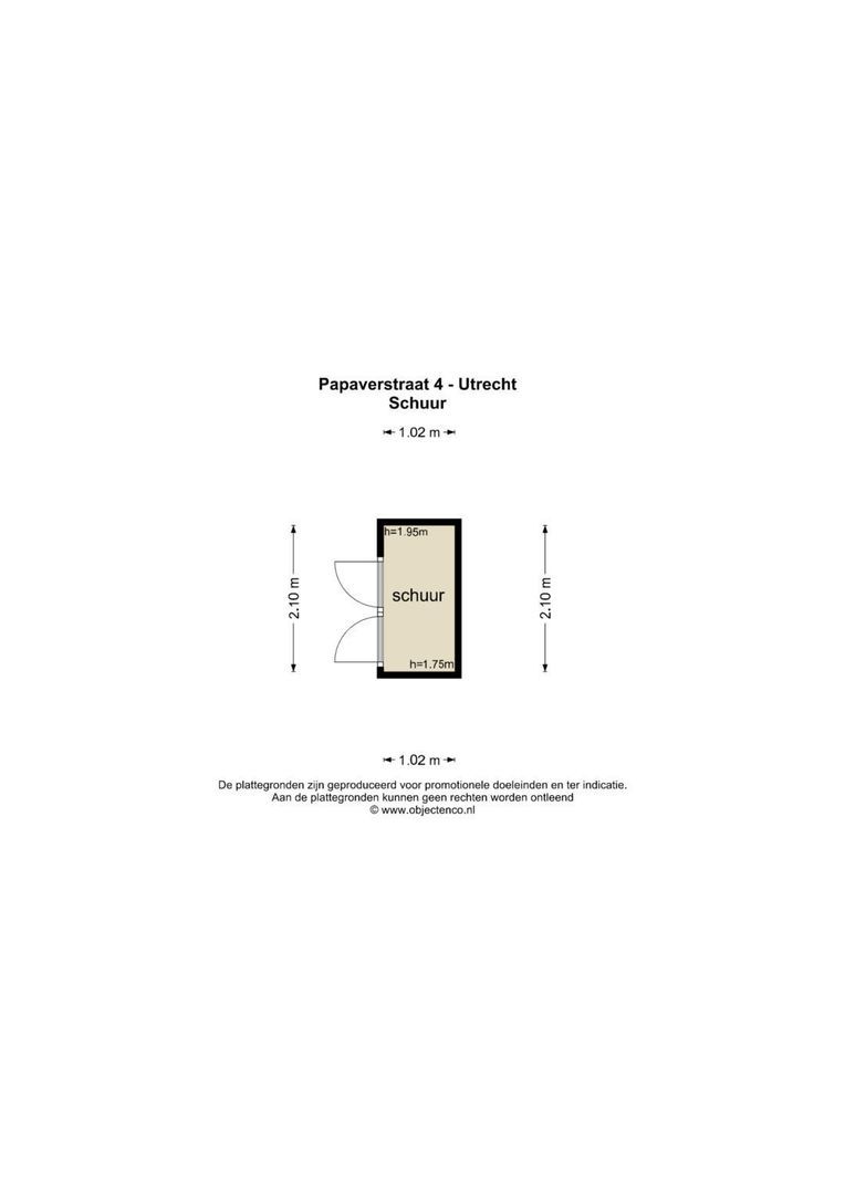 Papaverstraat 4, Utrecht plattegrond-3