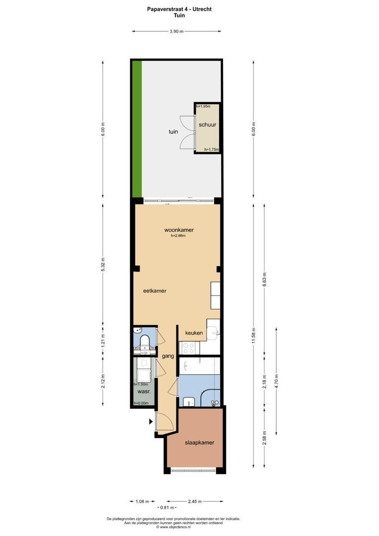 Papaverstraat 4, Utrecht plattegrond-0