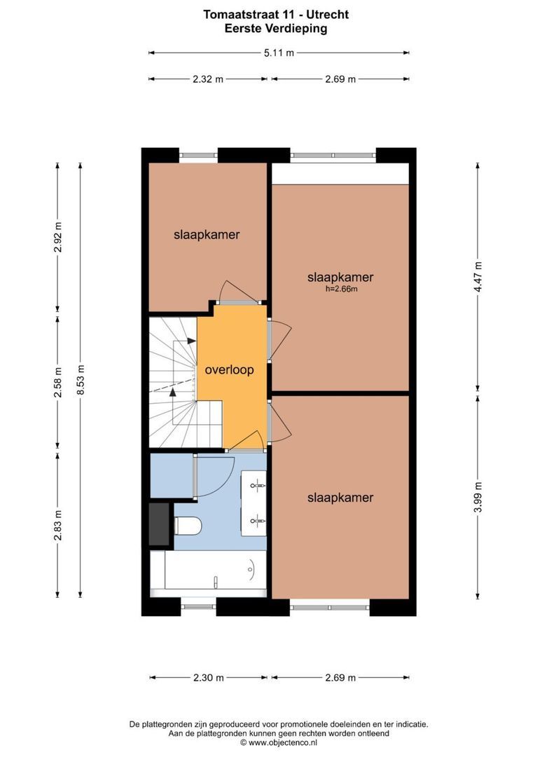 Tomaatstraat 11, Utrecht plattegrond-3