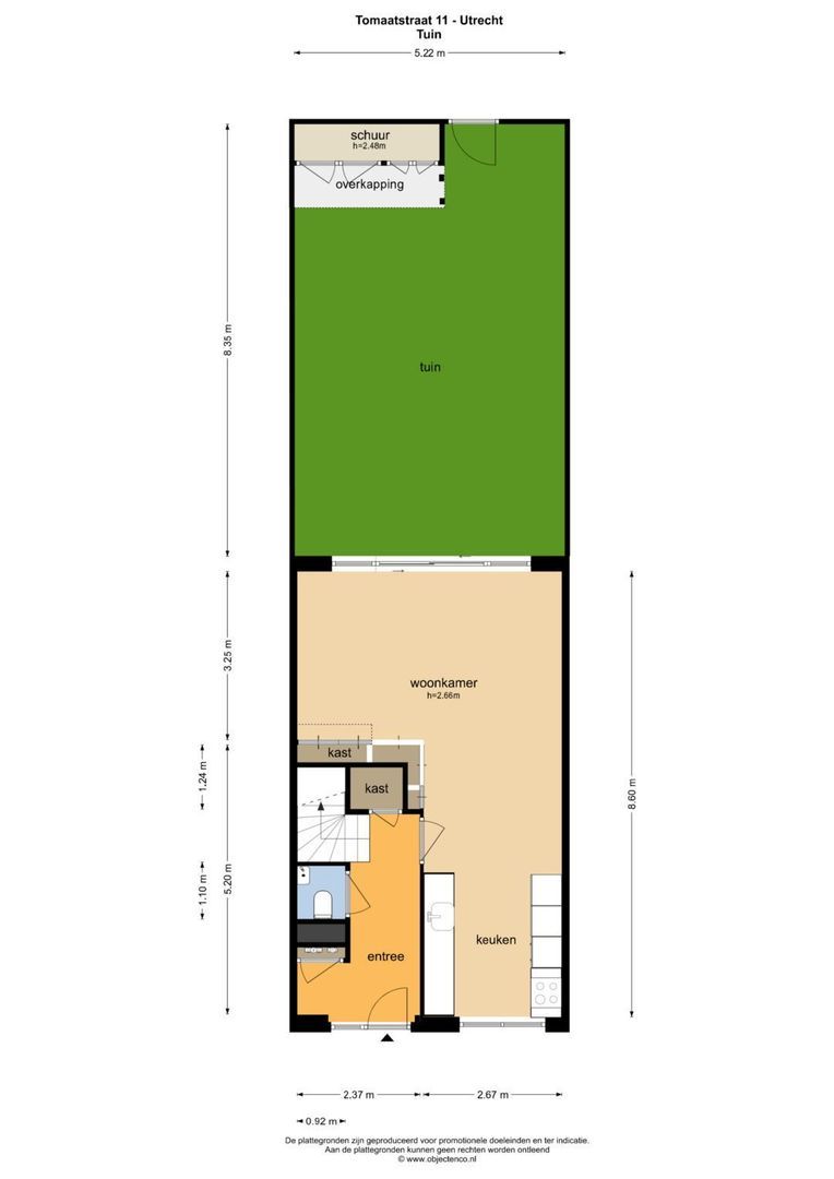 Tomaatstraat 11, Utrecht plattegrond-0