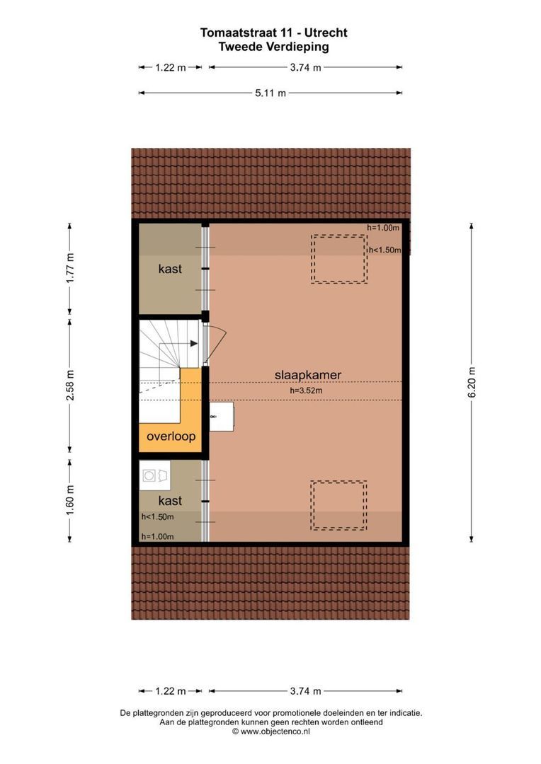 Tomaatstraat 11, Utrecht plattegrond-5
