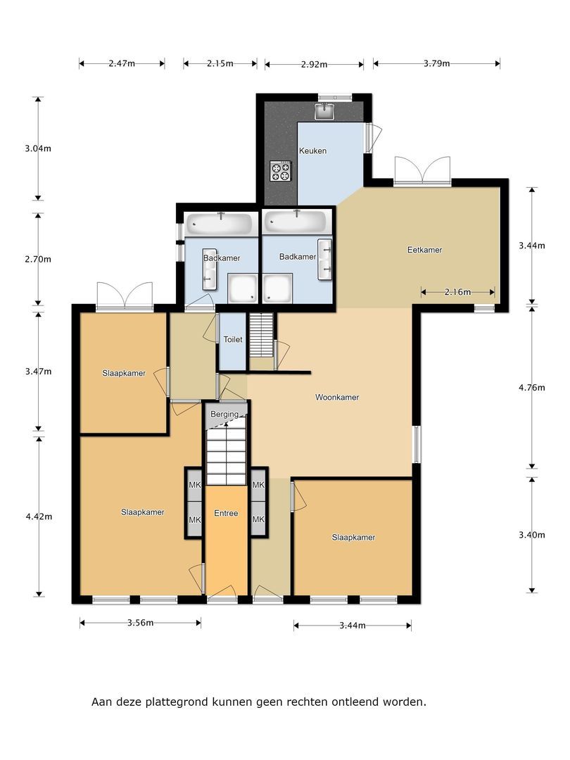 Koningsstraat 75, Hilversum plattegrond-0