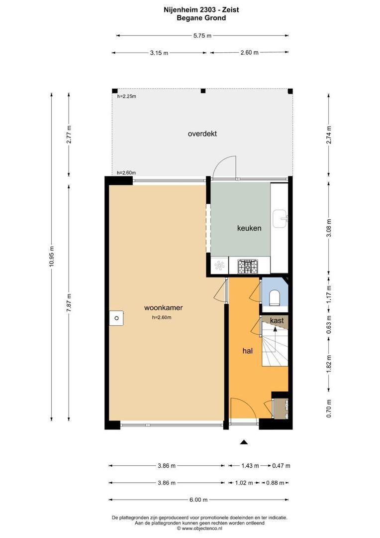 Nijenheim 2303, Zeist plattegrond-0