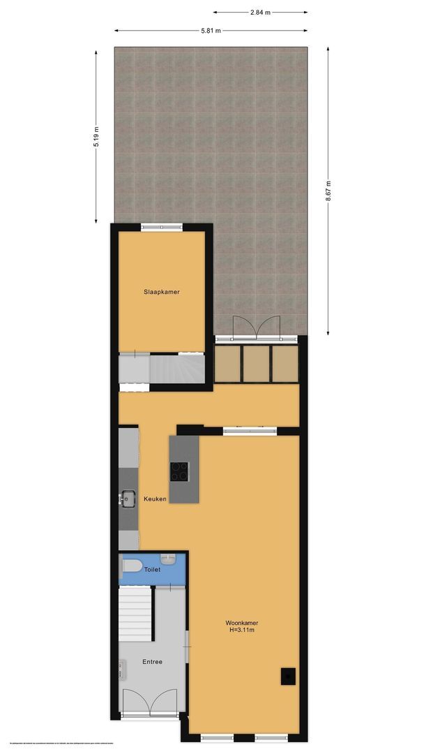 Willem van Noortstraat 102, Utrecht plattegrond-3