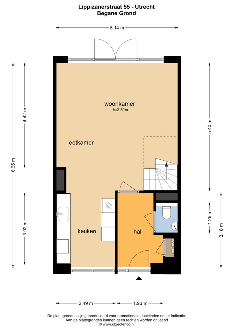 Lippizanerstraat 55, Utrecht plattegrond-0