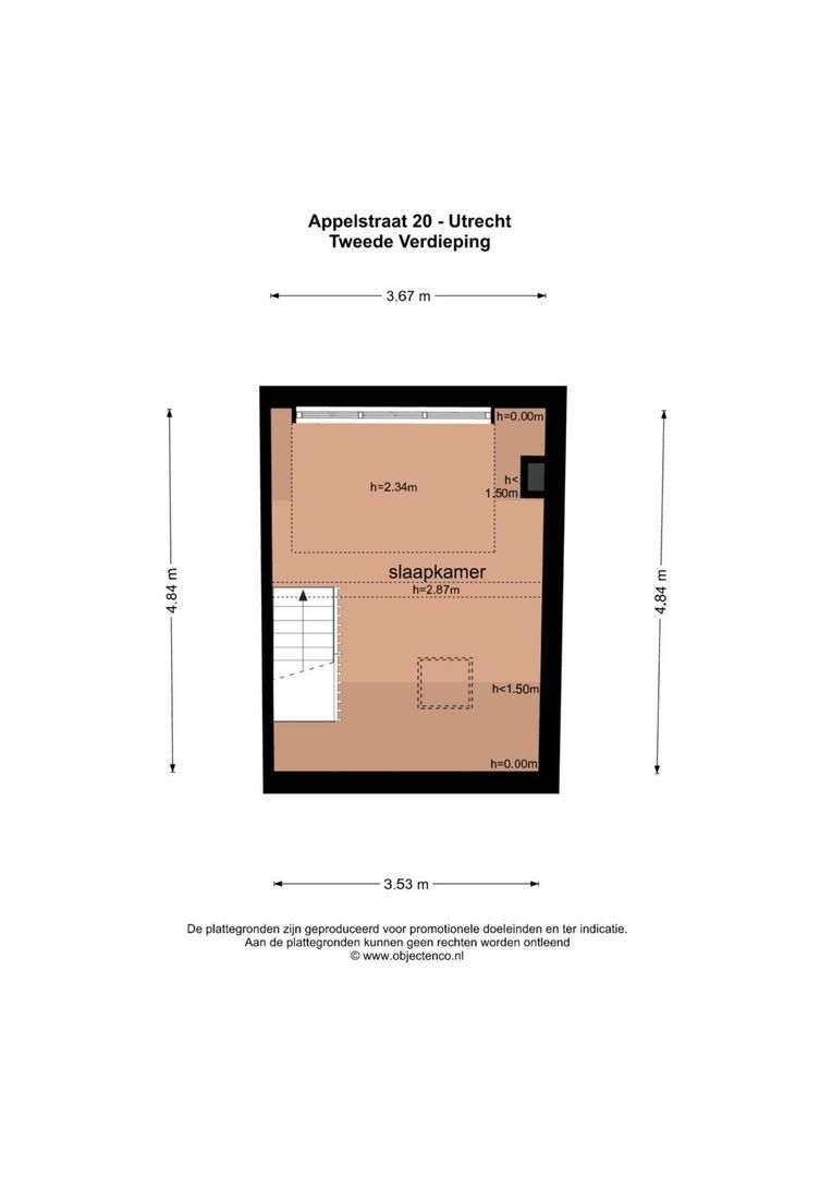 Appelstraat 20, Utrecht plattegrond-5