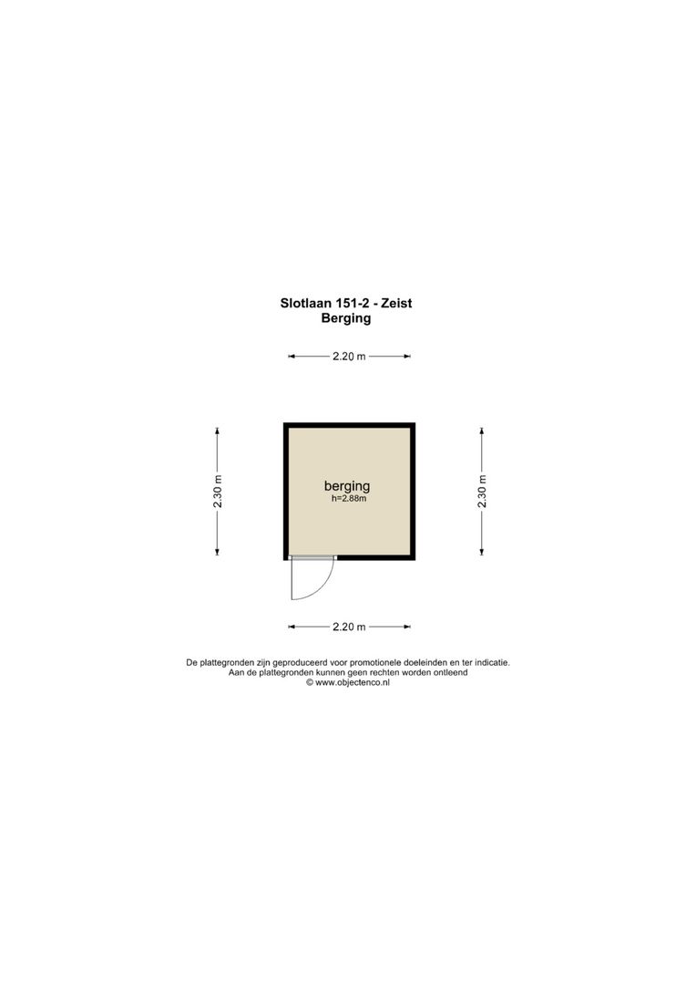 Slotlaan 151 2, Zeist plattegrond-3