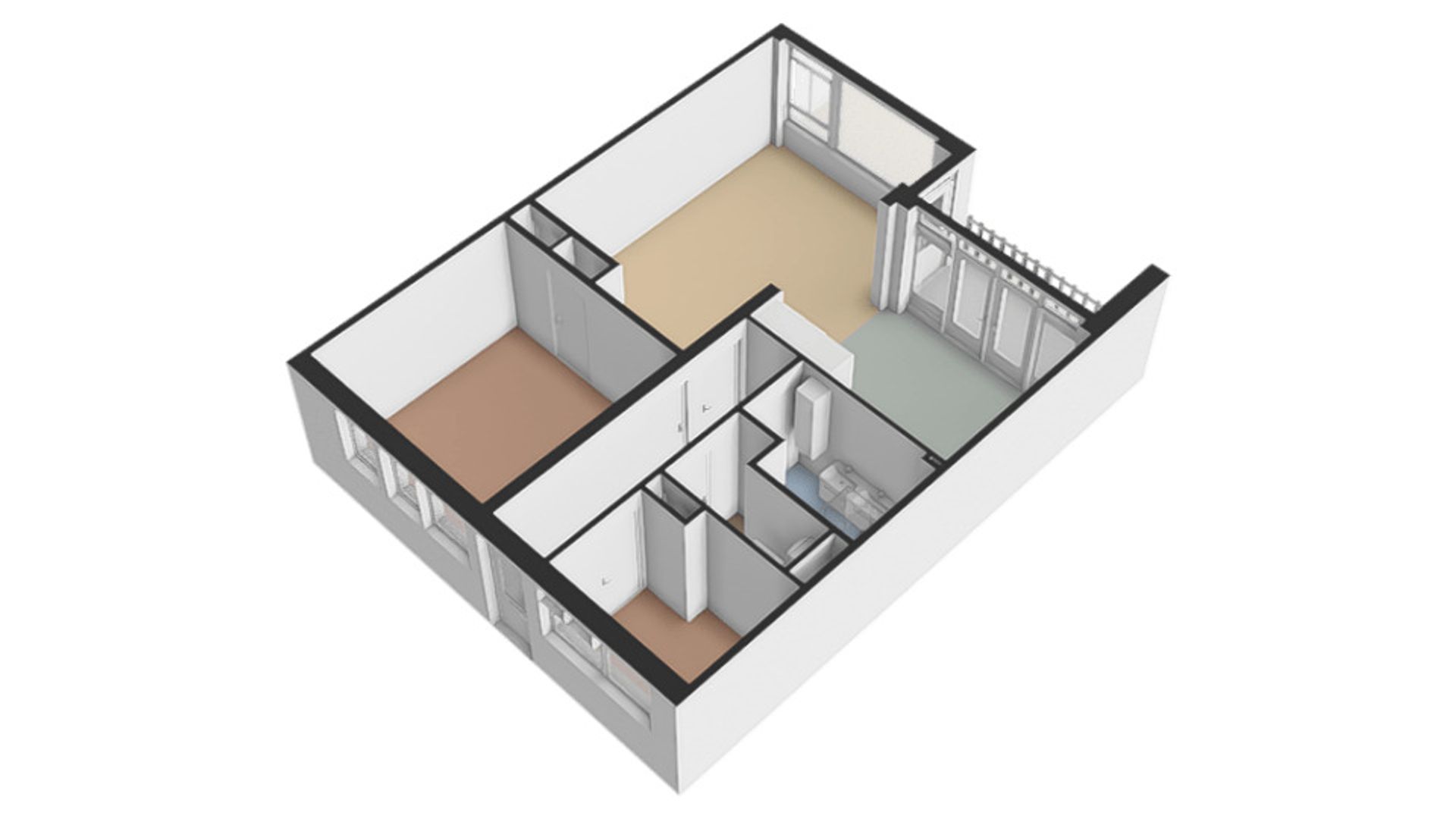 Slotlaan 151 2, Zeist plattegrond-2