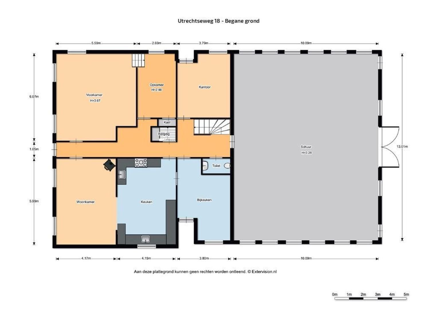 Utrechtseweg 18, De Bilt plattegrond-0