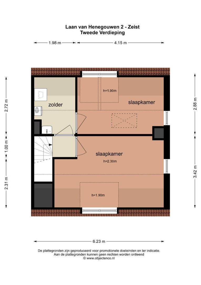 Laan van Henegouwen 2, Zeist plattegrond-2