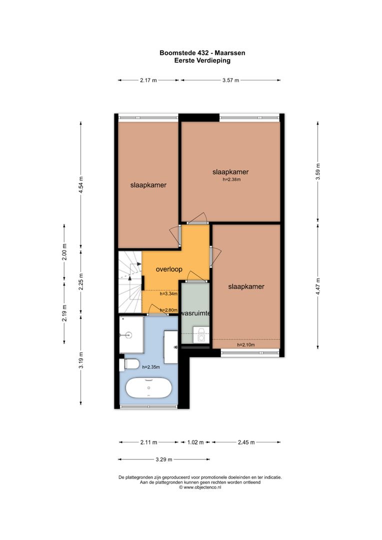 Boomstede 432, Maarssen plattegrond-2
