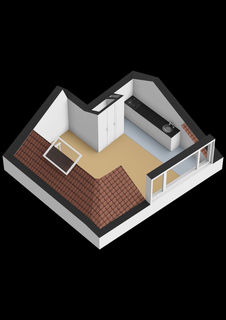 Prins Hendriklaan 43 B, Utrecht plattegrond-2