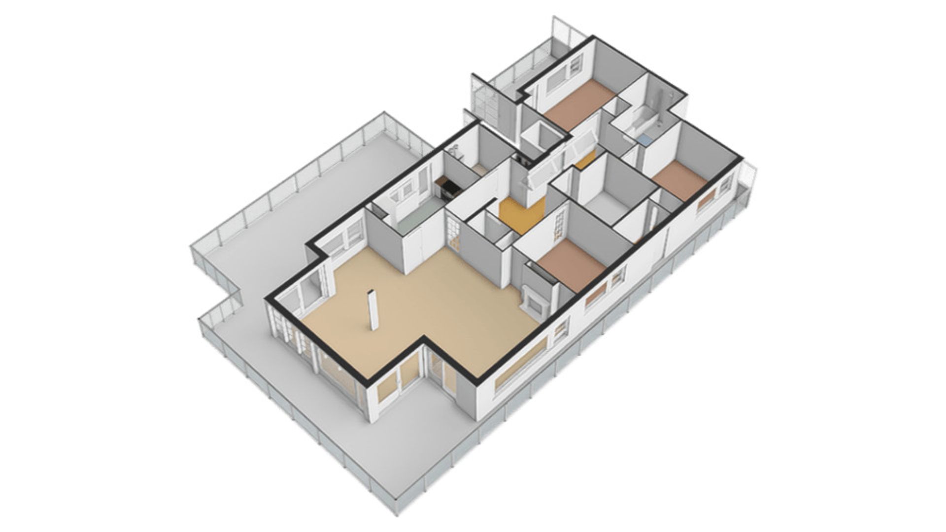 2e Hogeweg 97 C, Zeist plattegrond-1
