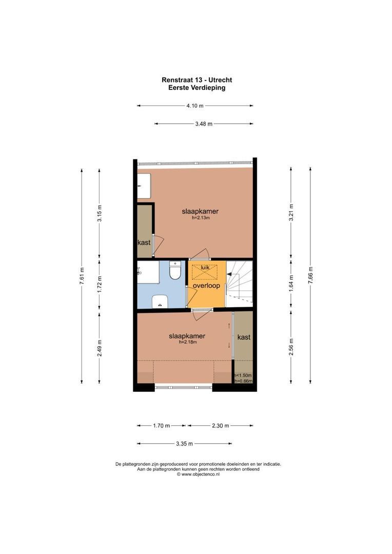 Renstraat 13, Utrecht plattegrond-2
